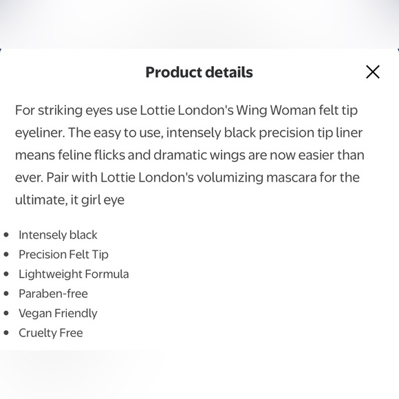 Lottie London Wing Woman Liquid Eyeliner - Picture 3 of 12